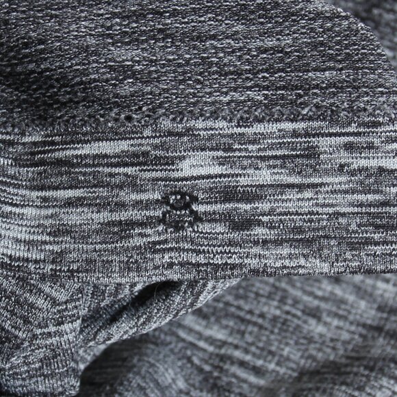 Lululemon Swiftly Tech Long Sleeve Crew Black White Ombre Silverescent Size 8 - Picture 9 of 15